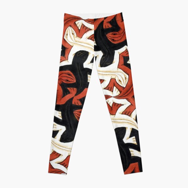 Escher lizard Leggings