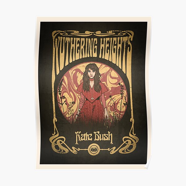 Kate Bush Wuthering Heights Poster