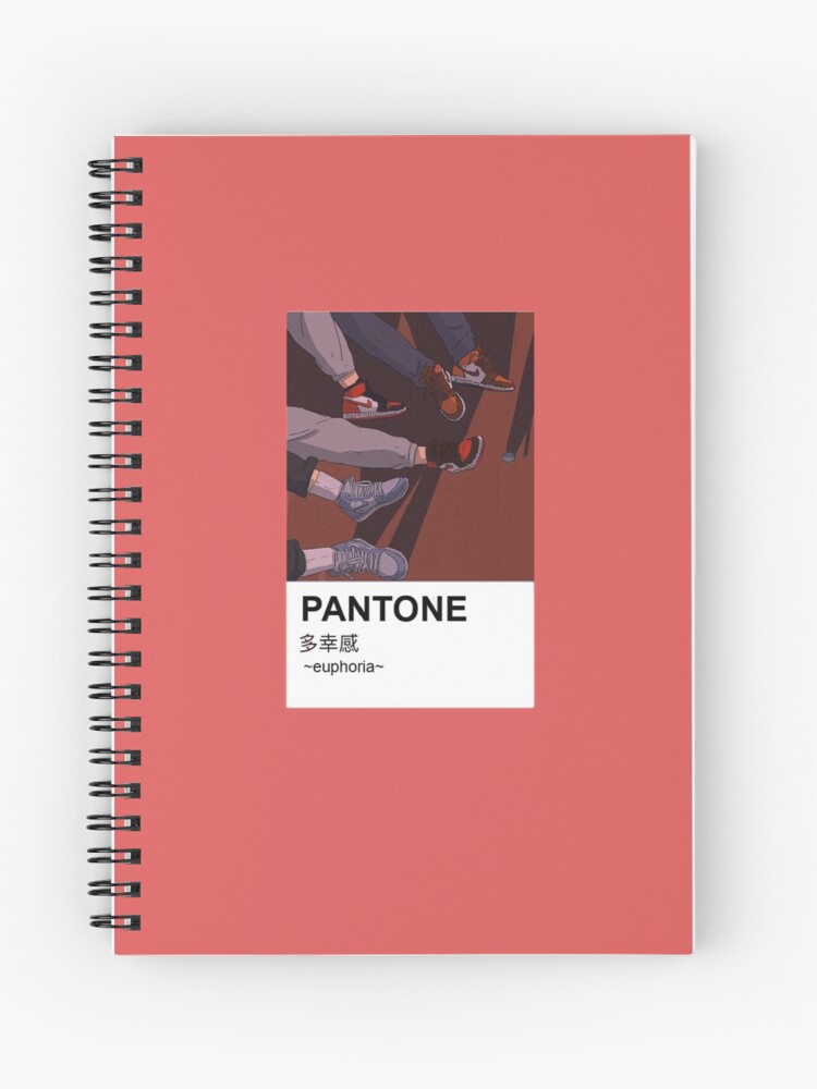 Pantone Aesthetic Anime Japanese Vintage  Spiral Notebook for Sale by Dev  M