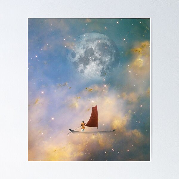 Item preview, sail to the moon designed and sold by Maisie Kane.