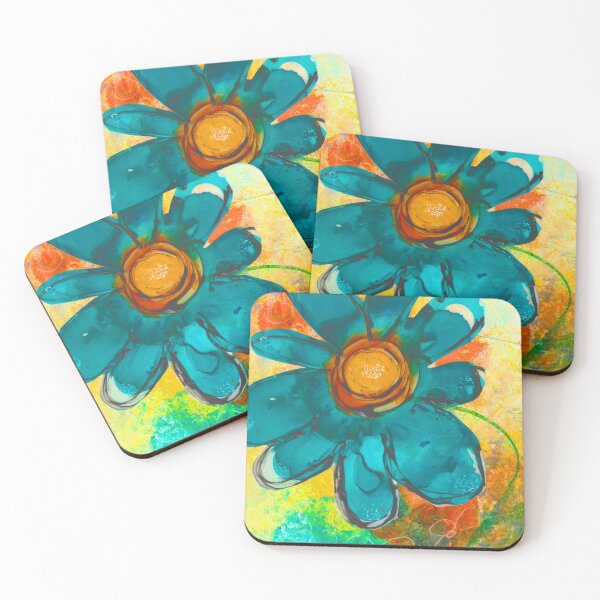 Item preview, Whimsical Blue Flower designed and sold by KATHLEEN TENNANT ART.