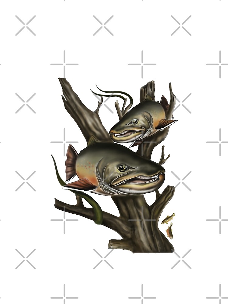 "Bull Trout Illustration Digital drawing by (ANTARTOUTDOORS)" Sleeveless Top by