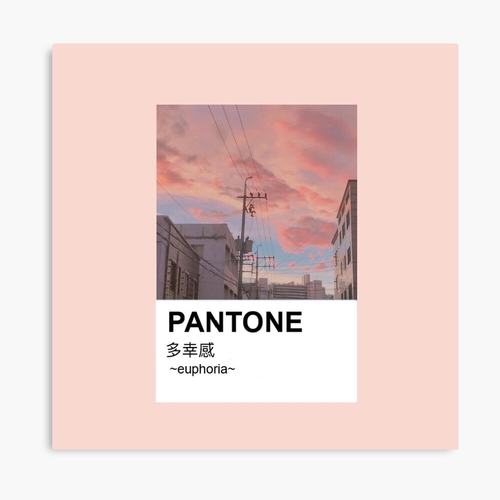 pantone aesthetic anime japanese sunset photographic print by mdevnanda redbubble