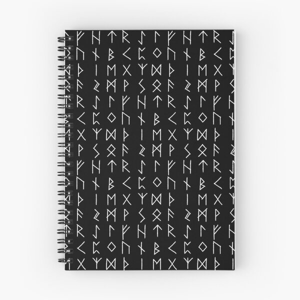 Item preview, Elder Futhark Runes Pattern in White designed and sold by arccitius.
