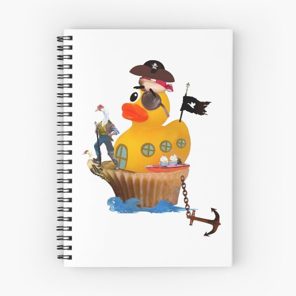 Item preview, Captain Duck of the cupcake ship designed and sold by PlumDeep.