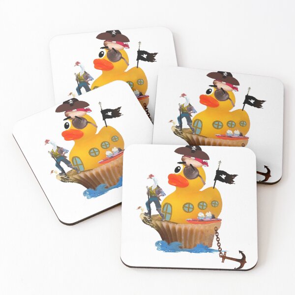 Item preview, Captain Duck of the cupcake ship designed and sold by PlumDeep.
