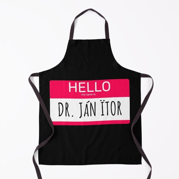 Item preview, Dr. Jan Itor Nametag designed and sold by modself.