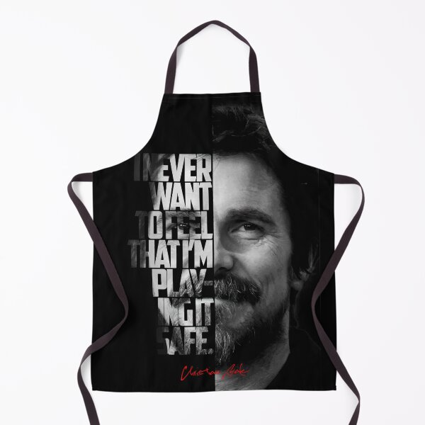 Item preview, Black and white Christian Bale quote. designed and sold by Enea Kelo.