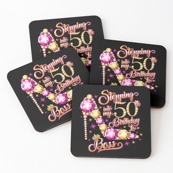 50th Birthday design. Stepping into my 50th Birthday lady s