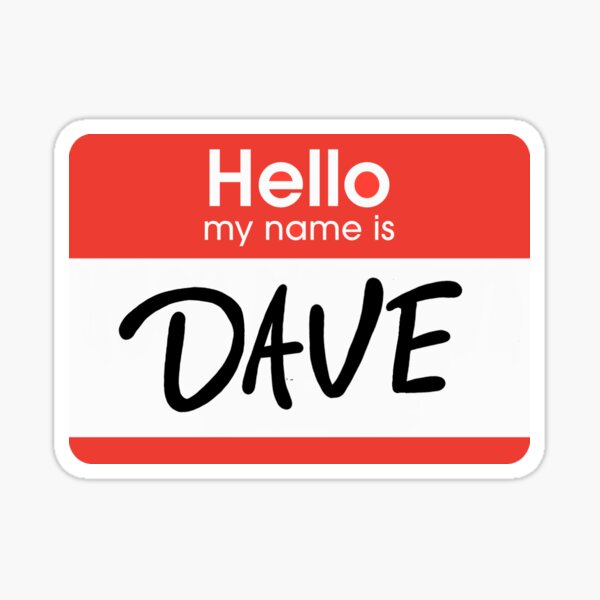 My Name is Dave on the App Store