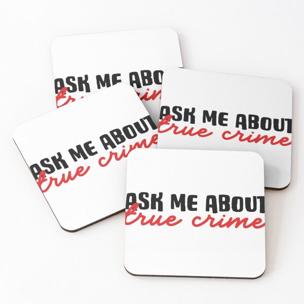 Item preview, true crime sticker— ask me about true crime designed and sold by annagcrow.