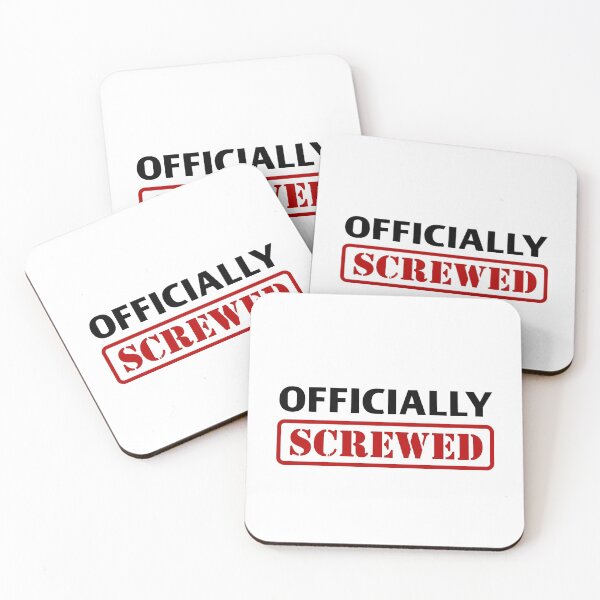 Item preview, OFFICIALLY SCREWED designed and sold by wasserberg.