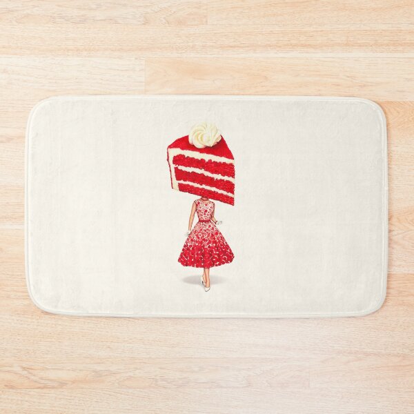 Item preview, Cake Head Pin-Up: Red Velvet designed and sold by Kelly  Gilleran.