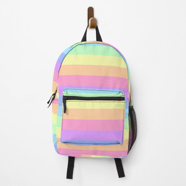 Item preview, Pastel rainbow pattern. Soft colours strips. designed and sold by iclipart.