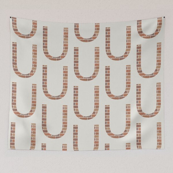 Item preview, Brick wall U letter designed and sold by EngineerGoC.