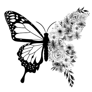 Butterfly in Bloom Fine Art Print (Colour Version) — ECMazur