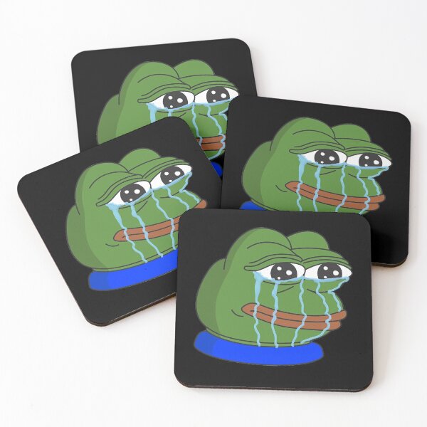 Item preview, Pepe the frog meme crying designed and sold by Omeris.
