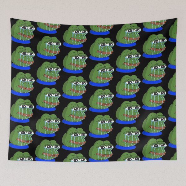 Item preview, Pepe the frog meme crying designed and sold by Omeris.