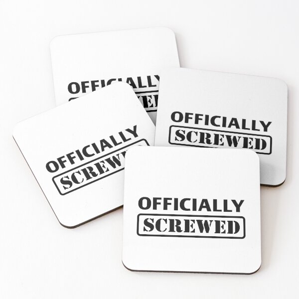 Item preview, OFFICIALLY SCREWED designed and sold by wasserberg.