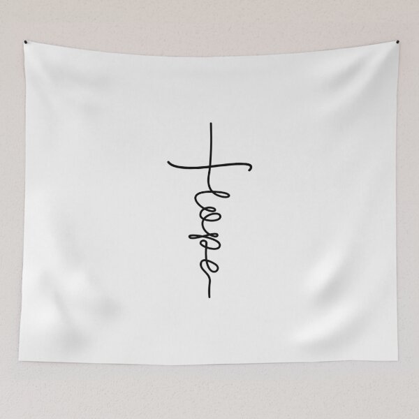Item preview, 'Hope' Cross Religious Christian Design designed and sold by Rodney's Marketplace.