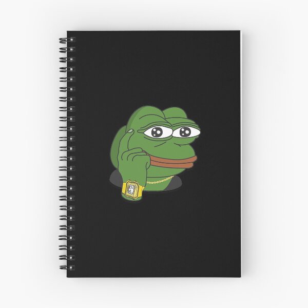 Item preview, Pepe the frog meme watch designed and sold by Omeris.