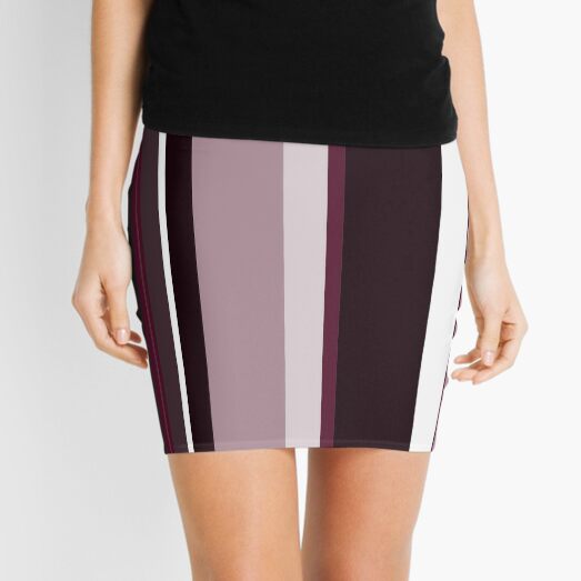 Vertical Lines Variety Mini Skirt