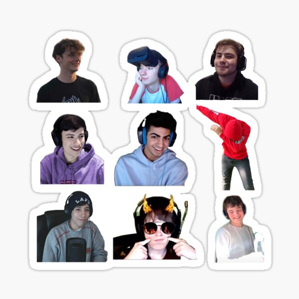 Mcyt Minecraft youtubers dream smp Sticker