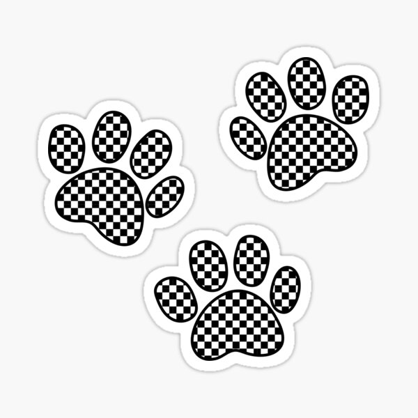 Puppy Dog Paw Print Sticker