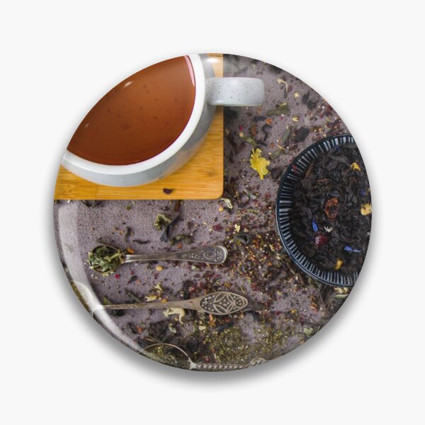 Item preview, Tea set, cup of tea and dry natural tea leaves designed and sold by Taidundua.