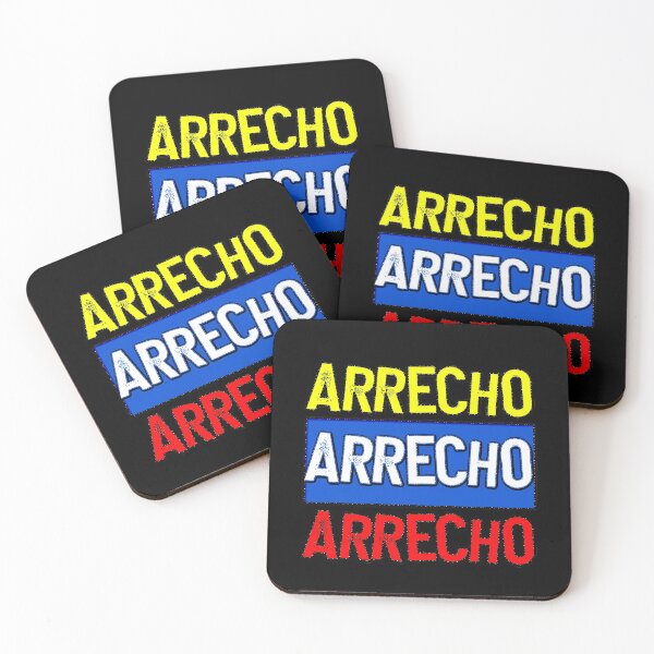 Item preview, Arrecho Yellow, Blue, Red Typographic Venezuela Saying Essential designed and sold by Nzgiftsandmore.