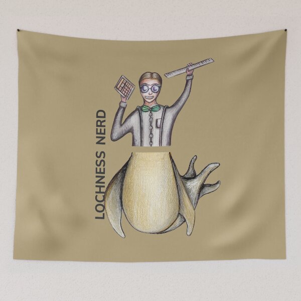 Item preview, LOCHNESS NERD by FrankenDuo sand brown designed and sold by FrankenDuo.