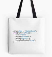 Breaking bad - code Tote Bag