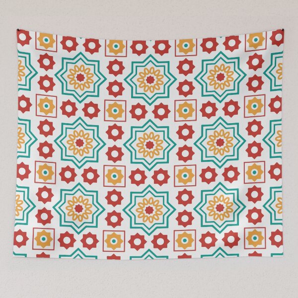 Item preview, Colorful Ramadan Tile Pattern designed and sold by SLAG-Creative.