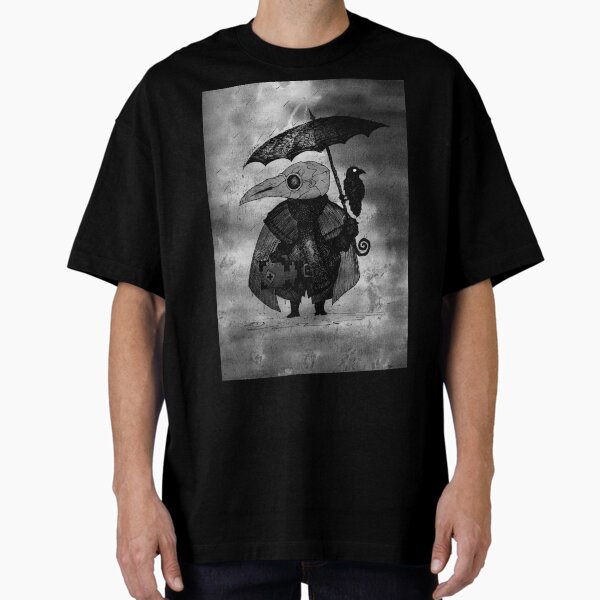 Item preview, Seuchenarzt & Krähe im Regen designed and sold by djrbennett.