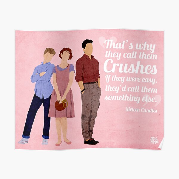 sixteen-candles-quote-poster-for-sale-by-rachelalexk-redbubble