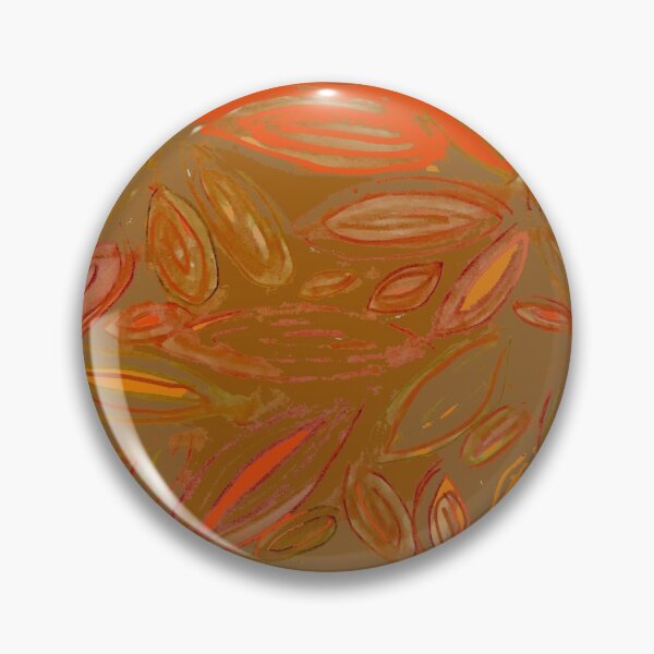 Item preview, Autumn Watercolor Leafishness, brown orange fall leaves designed and sold by djrunnels.