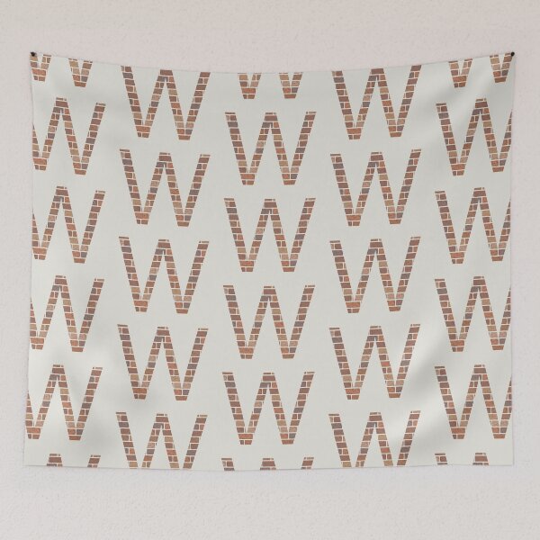 Item preview, Brick wall W letter designed and sold by EngineerGoC.