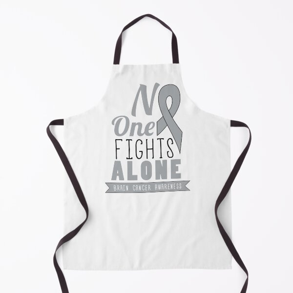Item preview, No One Fights Alone - Brain Cancer Awareness © GraphicLoveShop designed and sold by Graphic Love Shop.