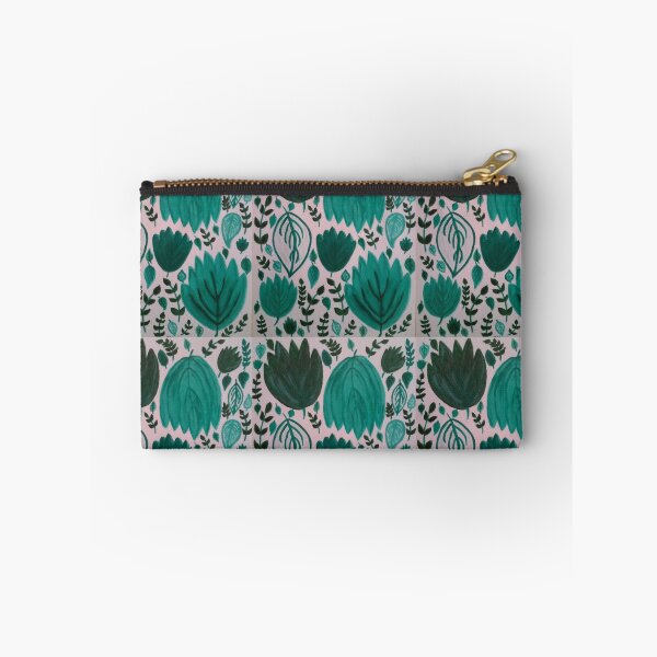 Item preview, Leaves Teal and Green White Background designed and sold by DesignsByMuriel.