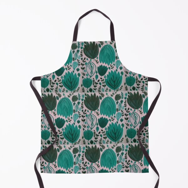 Item preview, Leaves Teal and Green White Background designed and sold by DesignsByMuriel.