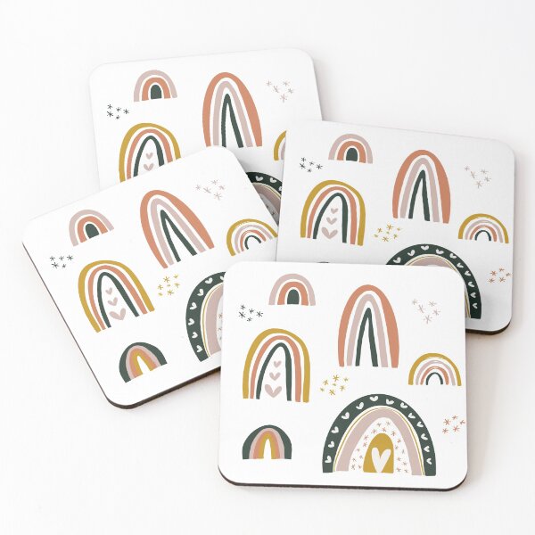 Item preview, neutral rainbow pattern designed and sold by Lisa Casineau.