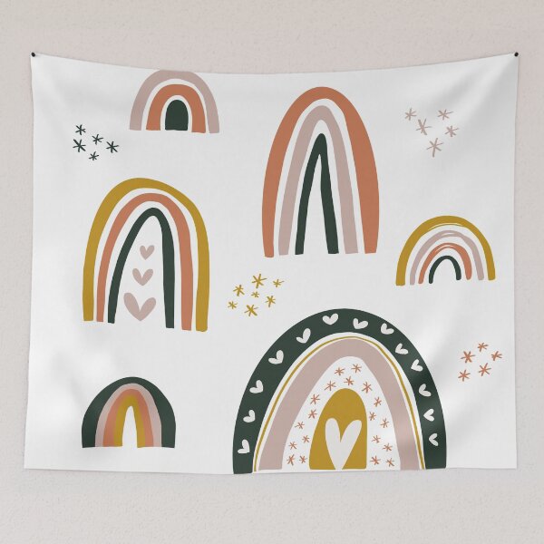 Item preview, neutral rainbow pattern designed and sold by Lisa Casineau.