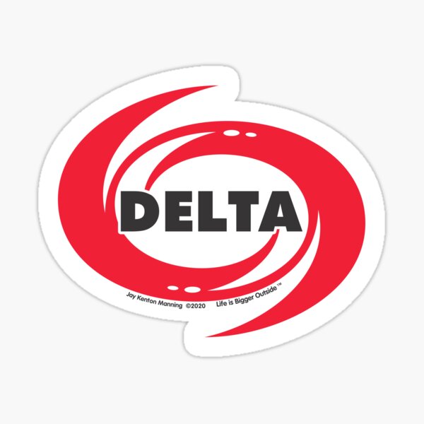 Delta Hurricane Sticker- Weatherproof! Sticker