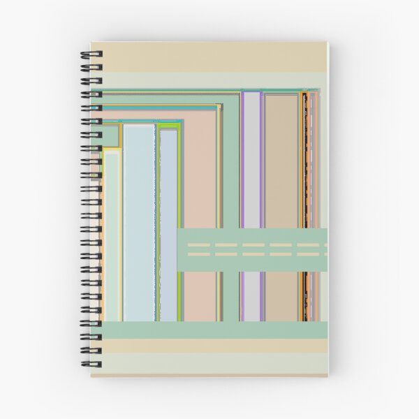 Item preview, Circuit Board Blips graphic design in tan terra cotta blue green designed and sold by djrunnels.
