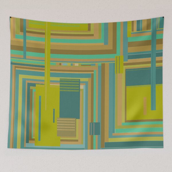 Item preview, Urban Cactus abstract stripes and geometrics designed and sold by djrunnels.