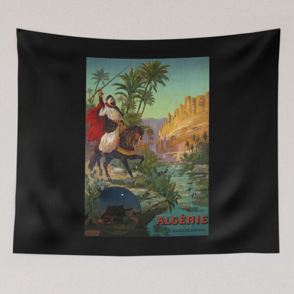 Item preview, Algerie retro poster designed and sold by CorasPosters.