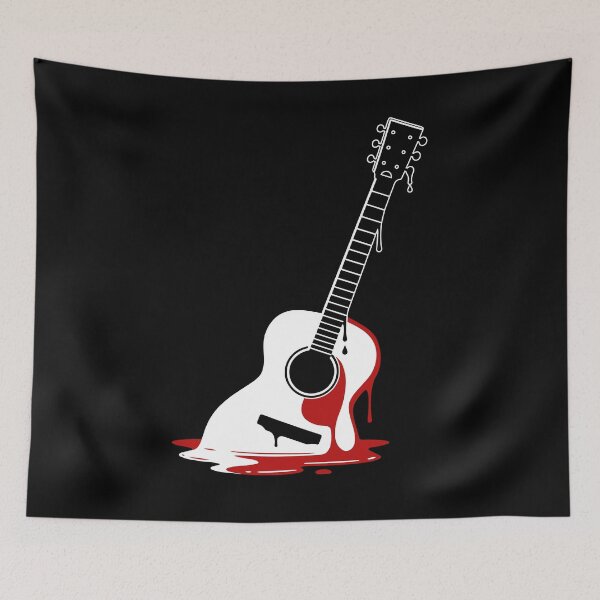 Item preview, Acoustic Guitar Melting Inside designed and sold by Mohammed abuewaida.