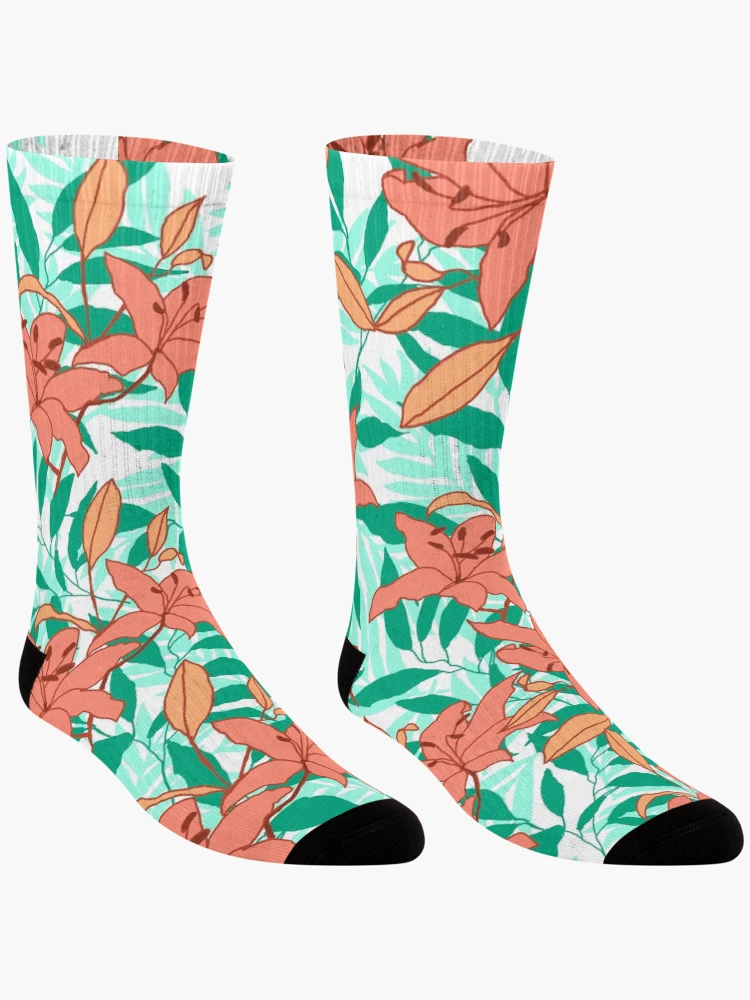 Thumbnail 3 of 5, Socks, LEAVES designed and sold by camilaameri.