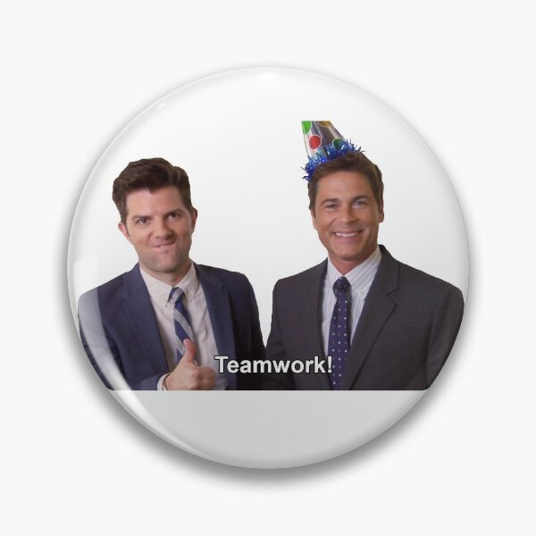 Item preview, Ben Wyatt, Chris Traeger - Teamwork designed and sold by joshcotts.