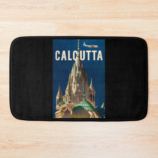 Item preview, Calcutta retro poster designed and sold by CorasPosters.